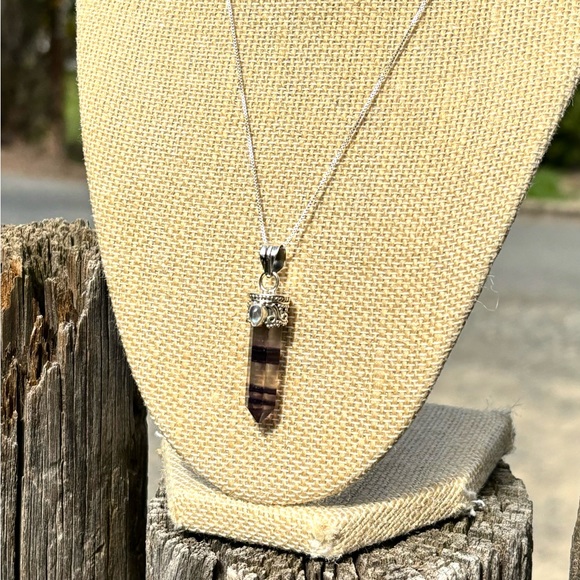 Fluorite & Moonstone Necklace - Picture 11 of 15